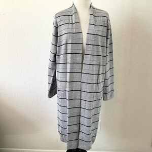 TAHARI, Open Front, Duster Cardigan Sweater, Sz M